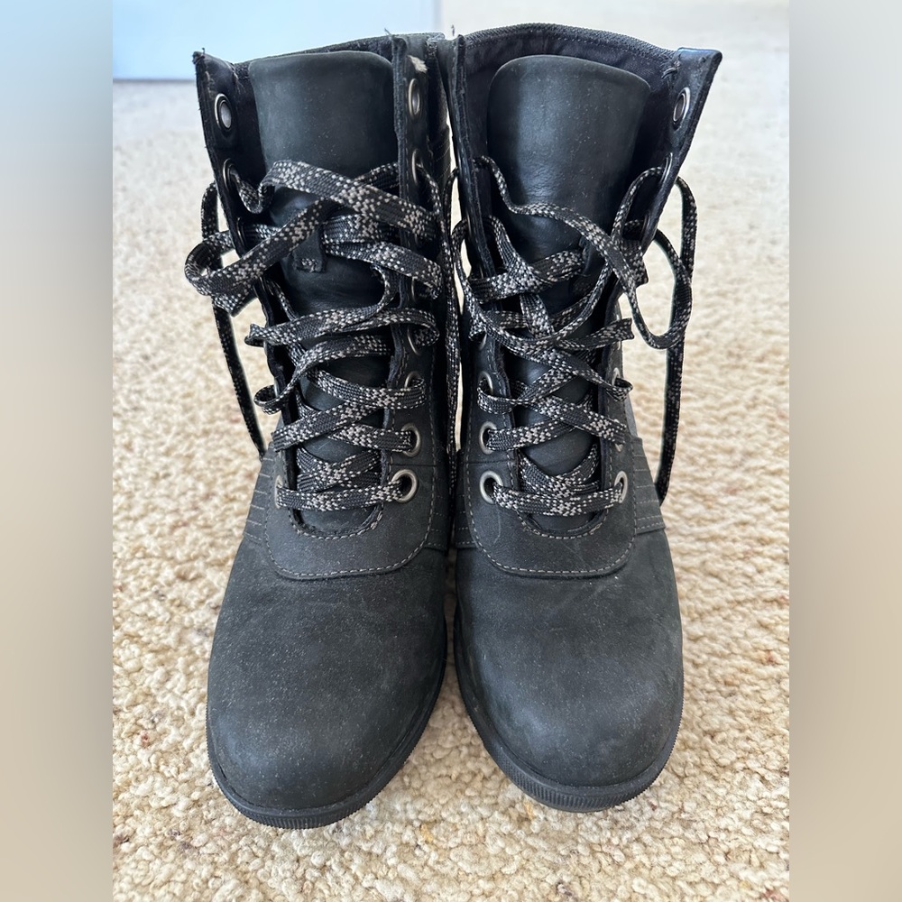 Sorel wedge booties